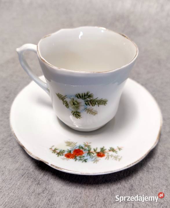 CT Carl Tielsch Filiżanka Swiąteczna Altwasser Porcelana i szkło sprzedam