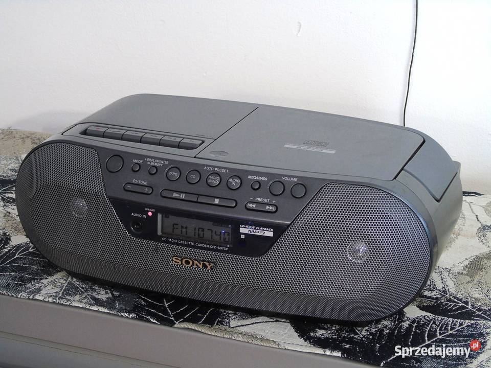 Radio odtwarzacz magnetofon AUX Sony CFDS07 Jasło