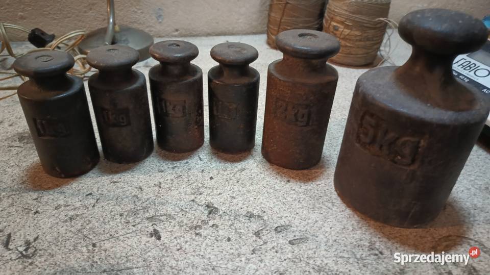 Odważniki Jędrzejów sprzedam