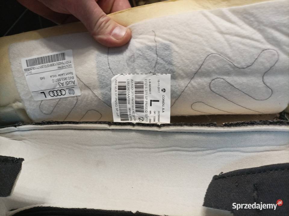 Audi s3 poczycie fotela prawego Łódź