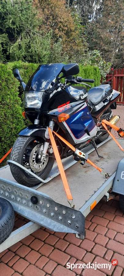 Kawasaki GPZ 1000RX na tablicach zabytkowych lubelskie Lublin