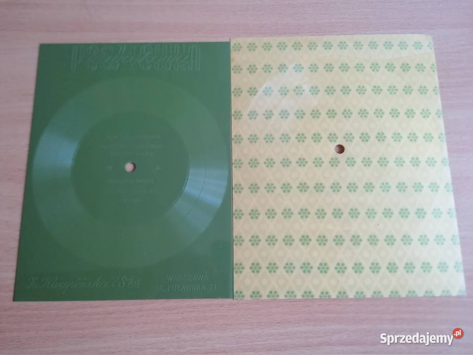 Pocztówka dźwiękowawinylowa Klenczon Koman Łódź