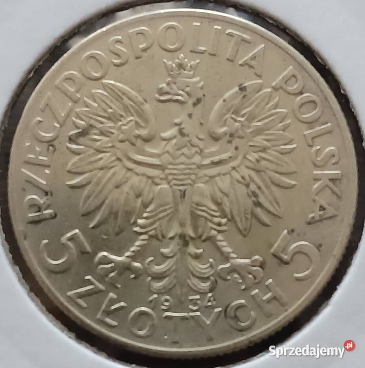 5 Głowa kobiety 1934 r 2 najniższy nakład Super Konin sprzedam