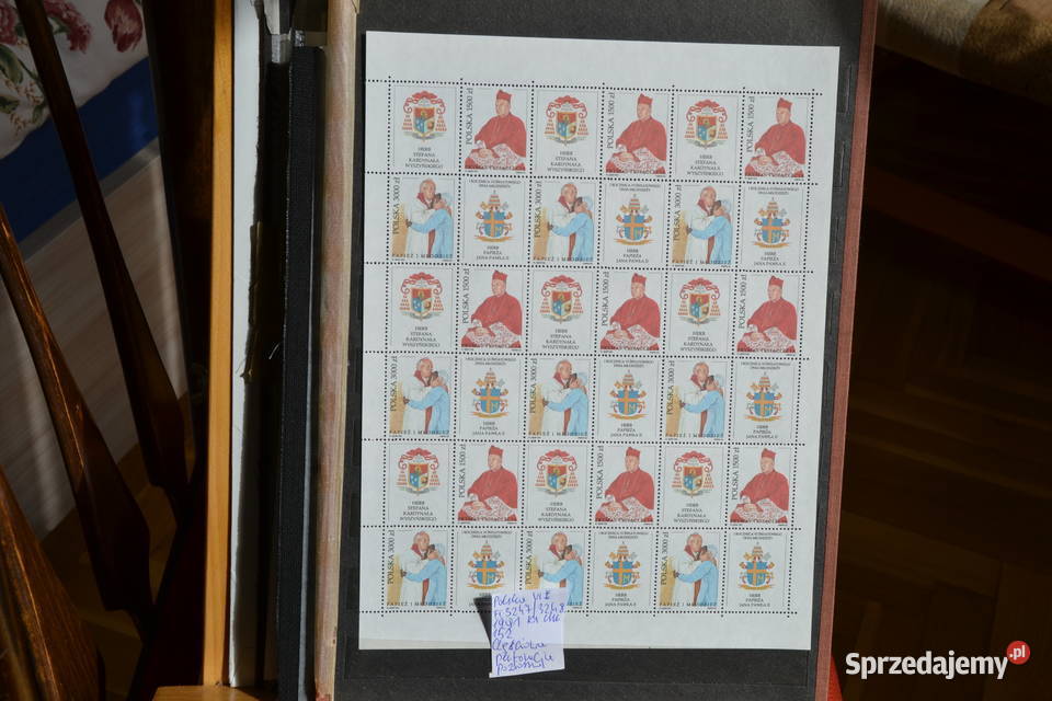 Znaczki Papież Jan Paweł II Polska VI Fi Sobótka sprzedam