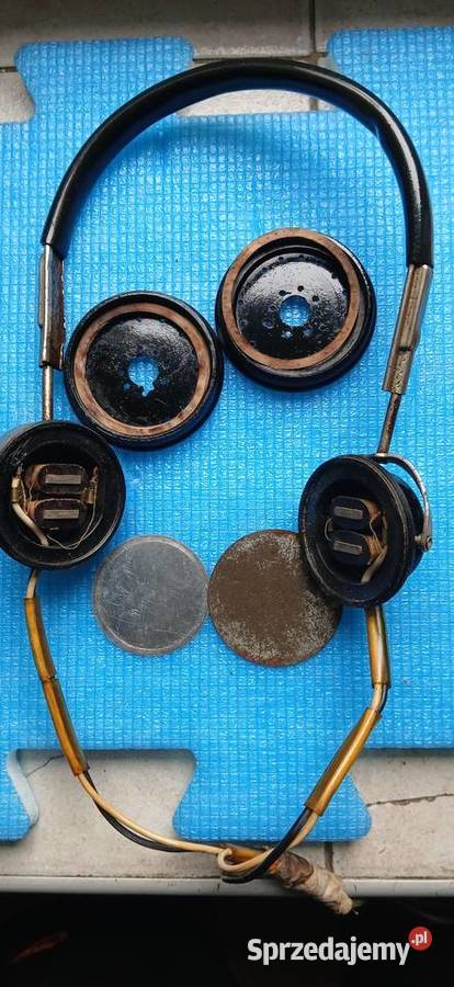 Stare polskie słuchawki radiowe detefon