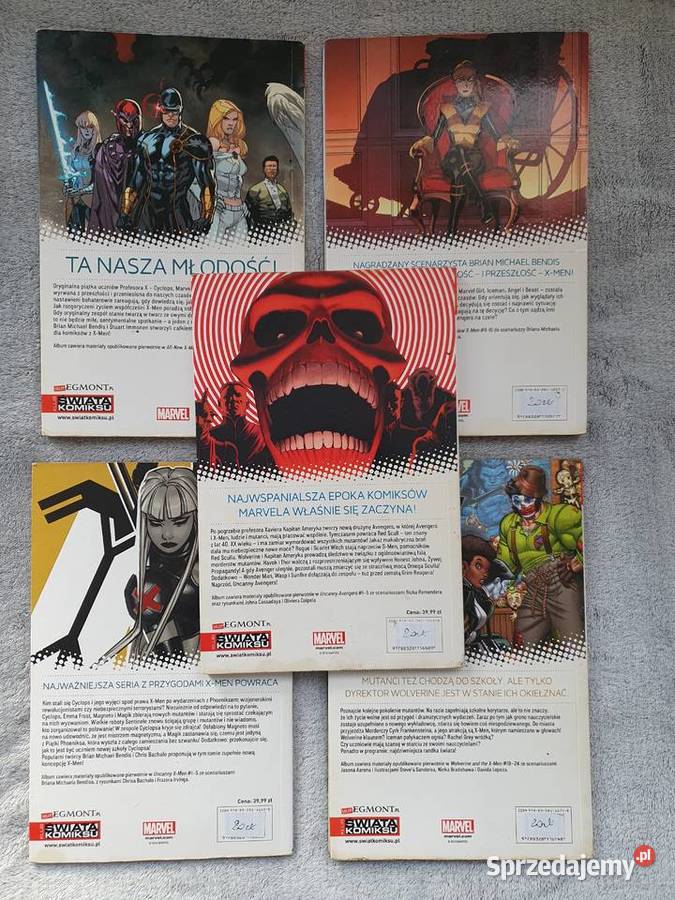 Zestaw 9 komiksów polskie wydania Marvel DC Gdynia