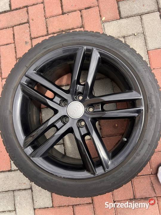 Koła Zimowe 18 Audi 5x112 Nowy Czarny Połysk
