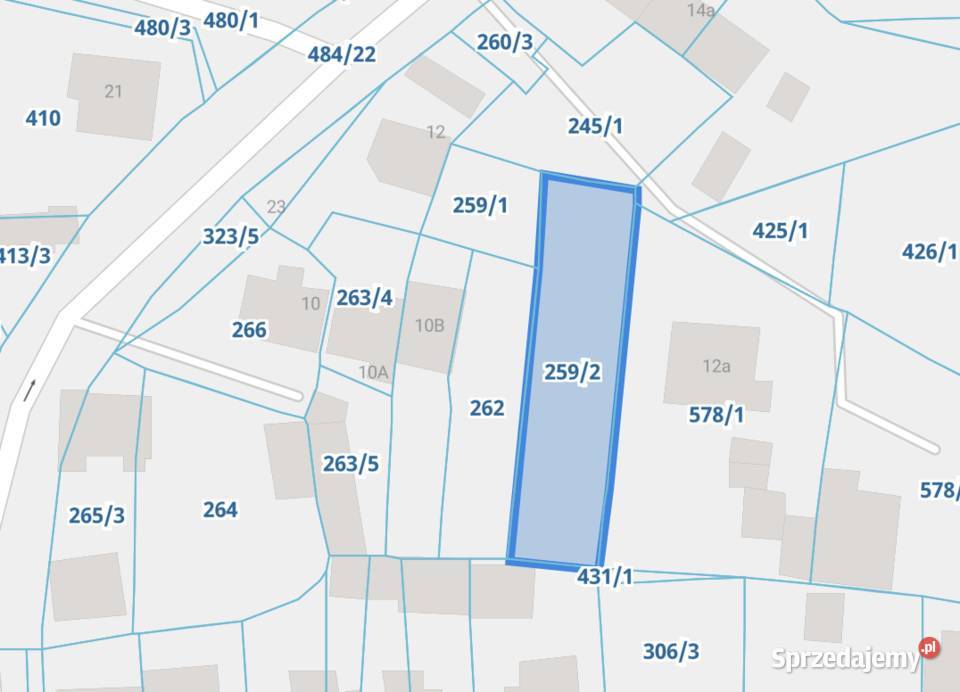 Okazja inwestycyjna Działka 521 m Kraków Piaski małopolskie