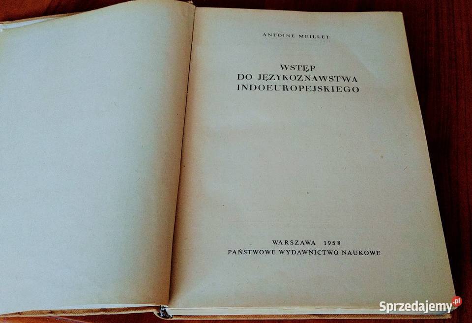Wstęp do językoznawstwa indoeuropejskiego twarda Gdańsk sprzedam