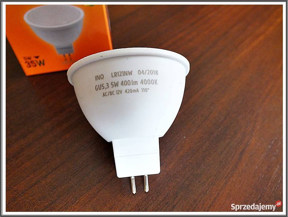 Żarówka LED MR16 5W35W 230V 400lm Neutralna lubuskie Żary