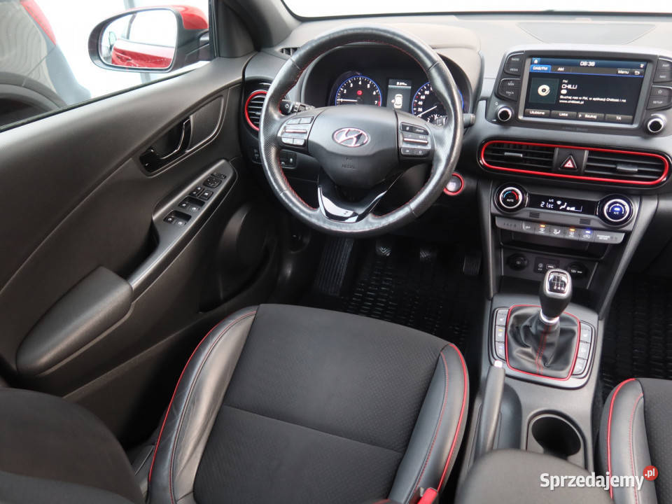 Hyundai Kona 10 TGDI skórzana tapicerka śląskie Katowice