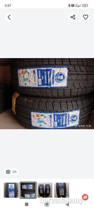opony zimowe Nowe 21560r16 95h wielkopolskie Gniezno
