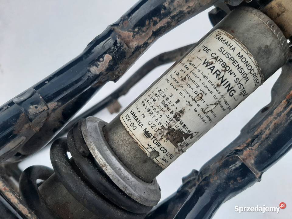 Yamaha DT 125 LC 10V rama dokumenty wahacz Sieciechów