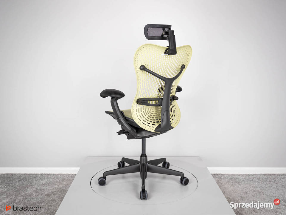 Fotel biurowy Herman Miller Mirra z zagłówkiem pomorskie Sątoczno