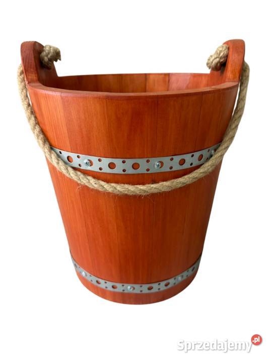 Wiadro drewniane ozdobne dekoracyjne wiaderko do Pozostałe podkarpackie Dębica sprzedam