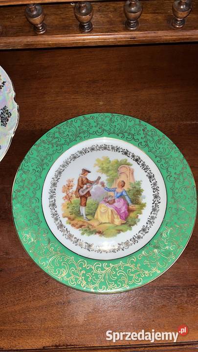 Patera Syg PP Ze sceną Miłości wiedeńskiej 125 Porcelana i szkło Gdańsk sprzedam