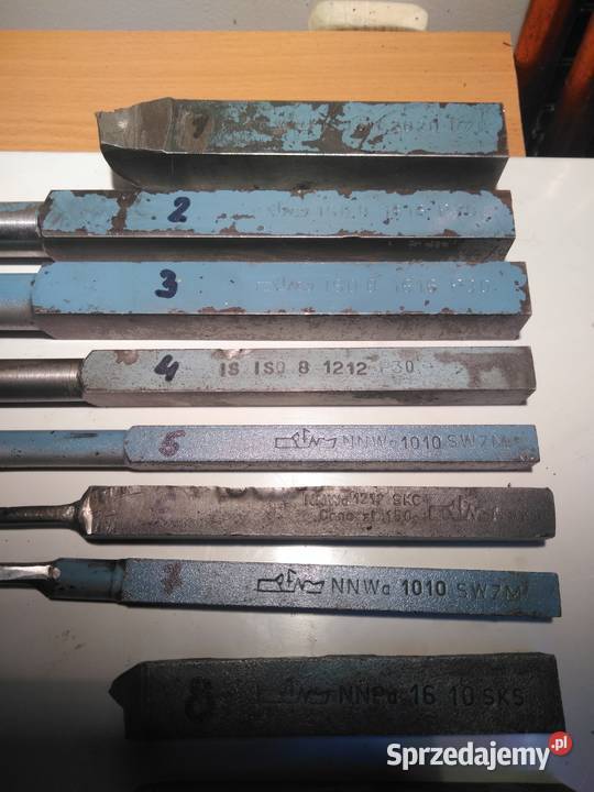 Noże tokarskie 10 komplet używane Szczecin Produkcja