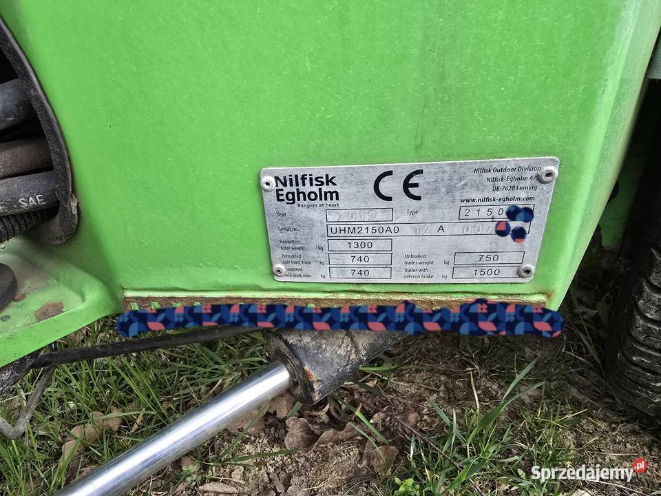 Nilfilsk Eghoml 4x4 traktorek kosiarka perkins Brzesko