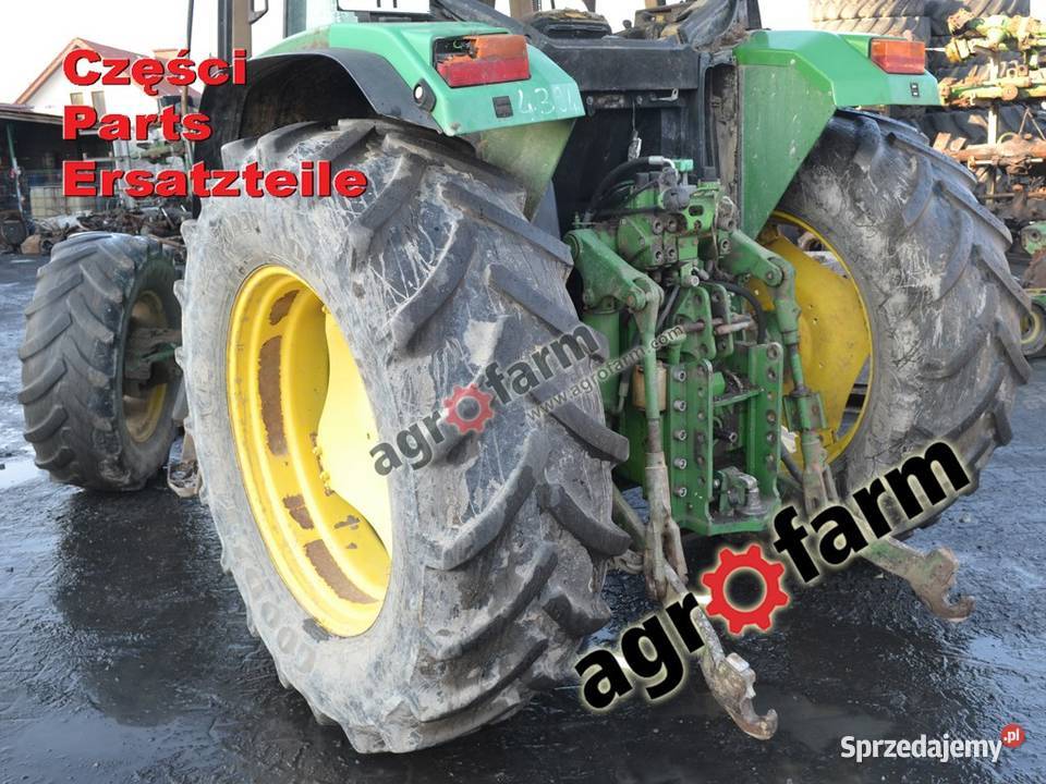 John Deere 6610 części skrzynia biegów silnik Pozostałe Do ciągników Byków