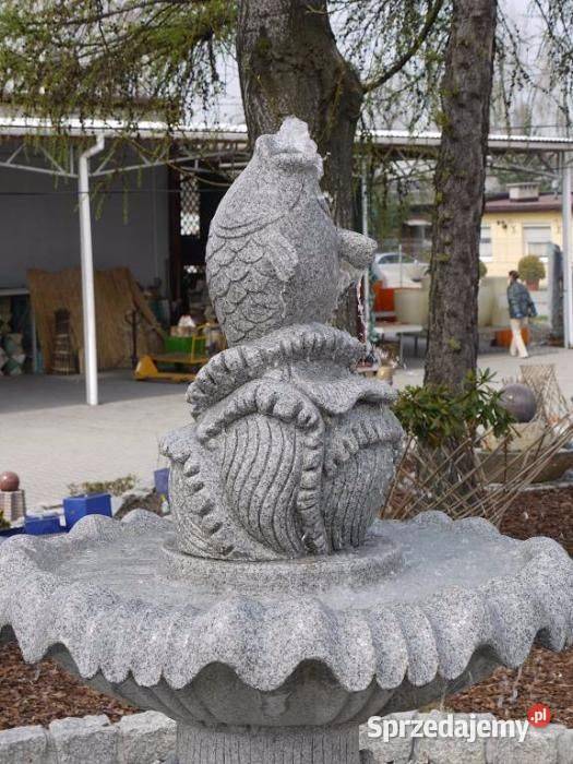 Fontanna z Granitu Rybka 185 Wyprzedaż Szczecin