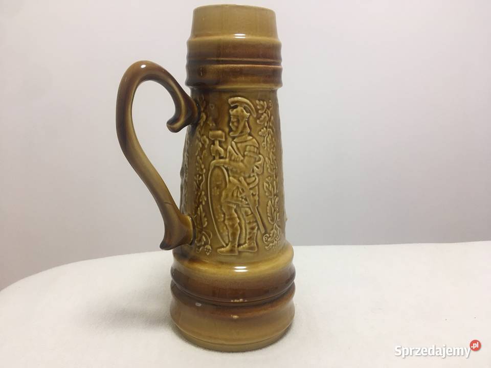 PRL stary wazon Mirostowice DUŻY Porcelana i szkło