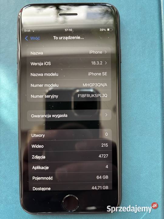 iPhone SE 2 generacji 2020 Grudna Kępska