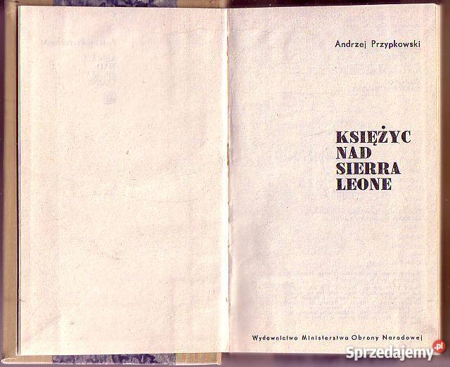 6224 KSIĘŻYC SIERRA LEONE ANDRZEJ PRZYPKOWSKI Czyrna