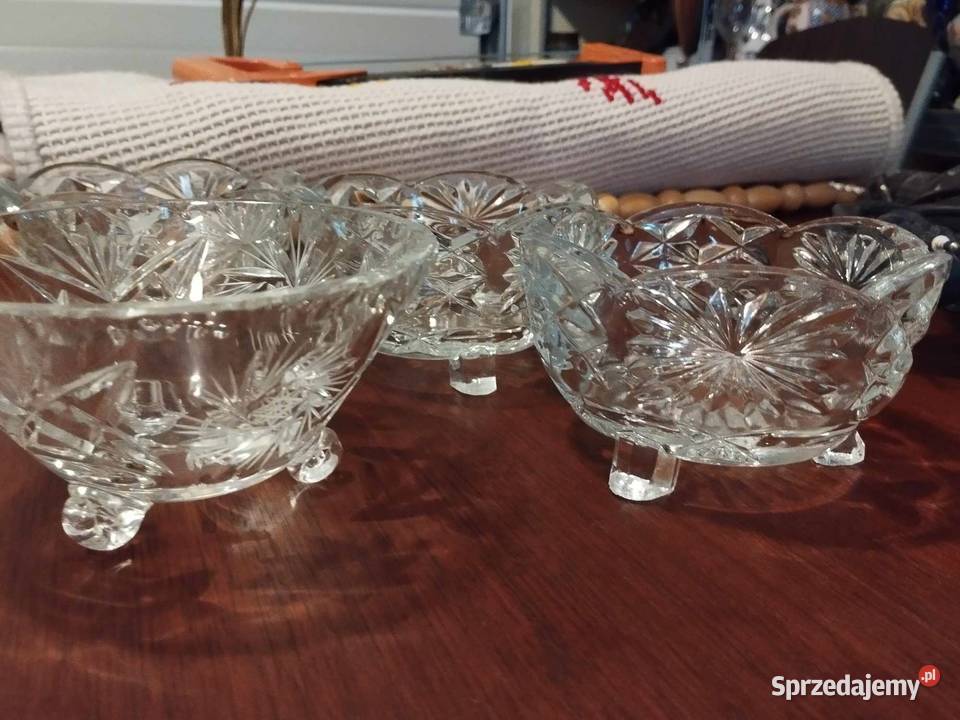 kryształowe półmiski 4 sztuki Gorzów Wielkopolski sprzedam