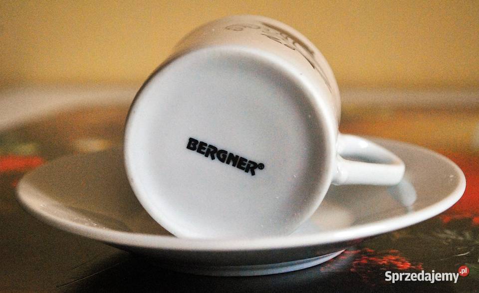 Filiżanki ceramiczne z talerzykiem 6 biały Zawiercie