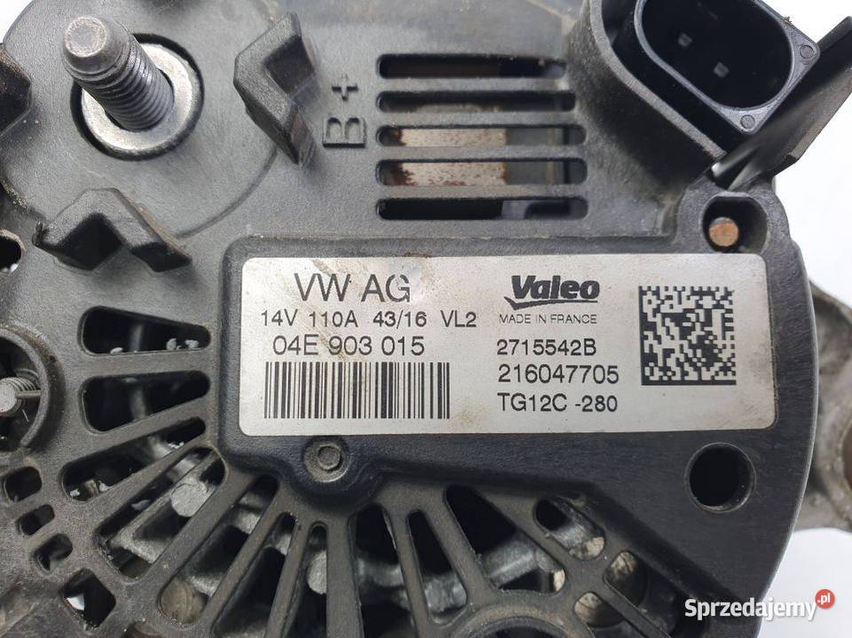 ALTERNATOR SKODA FABIA III 04E903015 Lipno