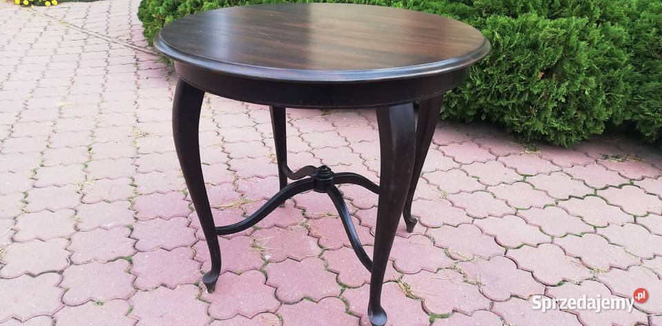 Stół okrągły stylowy Ludwikowy art deco stolik Garwolin