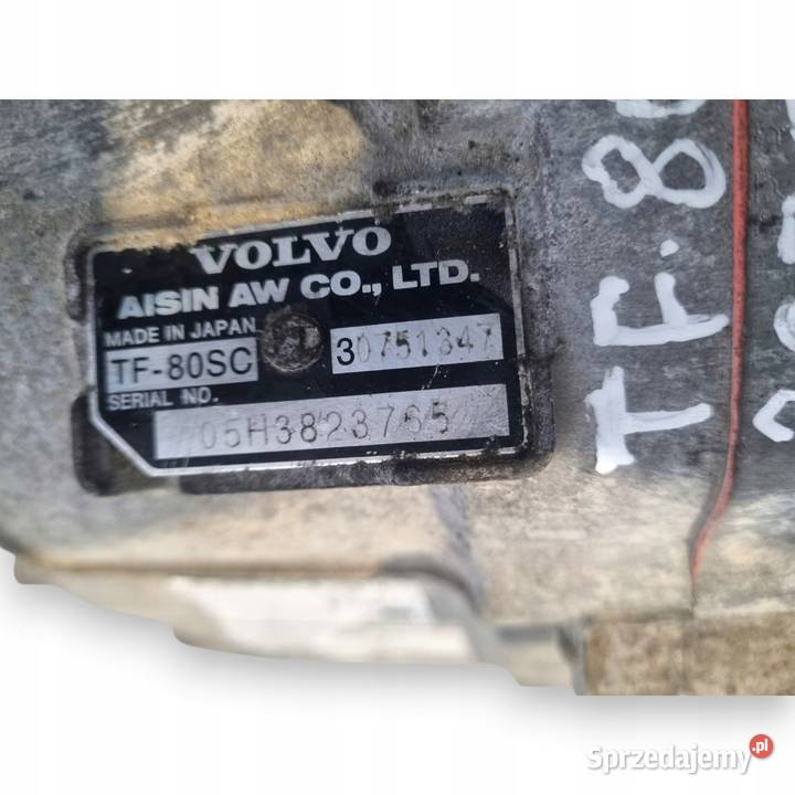 SKRZYNIA BIEGÓW 30751347 TF80SC Volvo V70 III