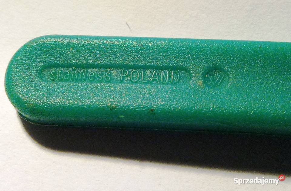 Sztućce Hefra z turkusowym trzonkiem sprzedam