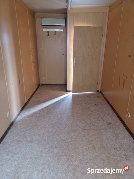 KONTENER BIUROWY SZATNIA Z PRZEDSIONKIEM KLIMA Biuro Wrocław