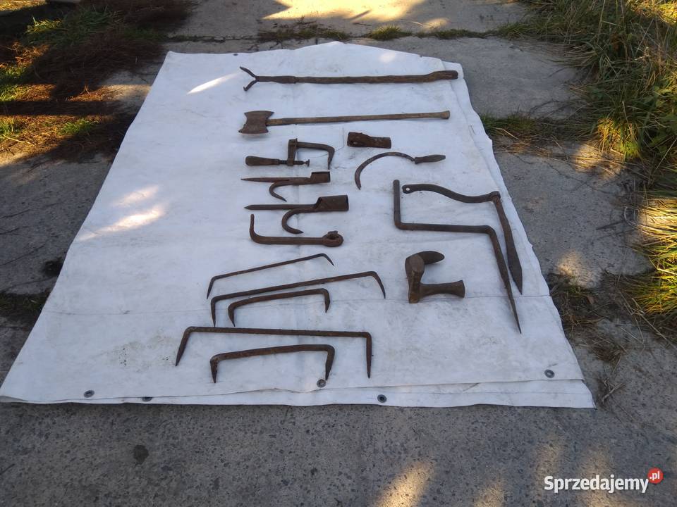 Różne stare rzeczy kowadło szewskie sierp Lublin