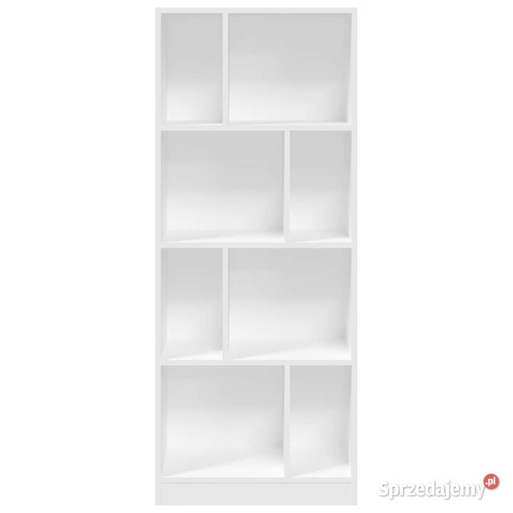 Regał biały 57x285x141 materiał drewnopochodny Warszawa