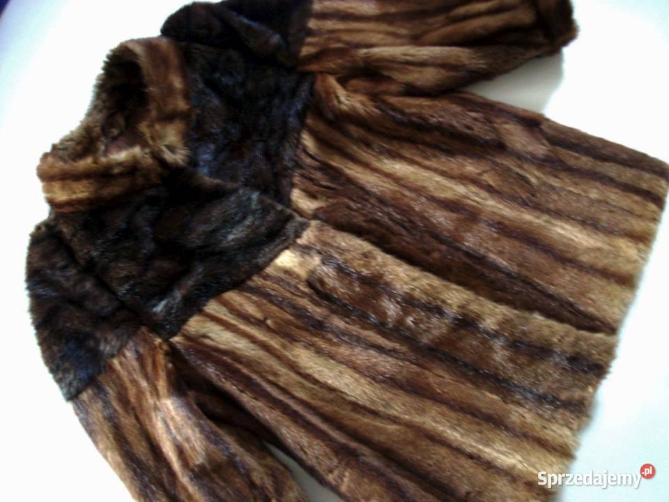 Piękne Futro Karmelowe 44 46 Kurtki i płaszcze małopolskie Nowy Sącz