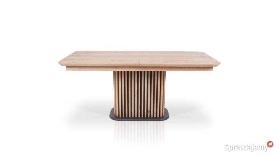 Stół Arcadia dębowy 200 x 90 2 x 40 Woźniki