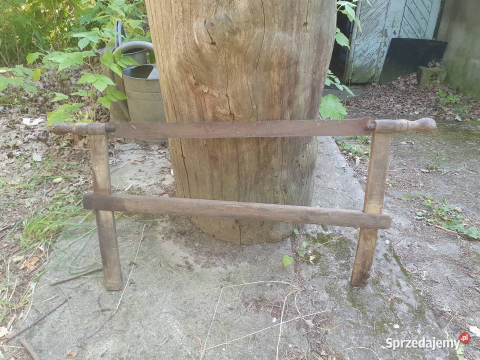 Piła ramowa stolarska przedwojenna stara mazowieckie Warszawa