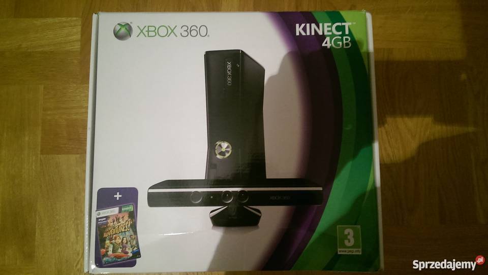 XBOX 360 SLIM 4GB Kinect 3 Gry IDEAŁ Gorlice