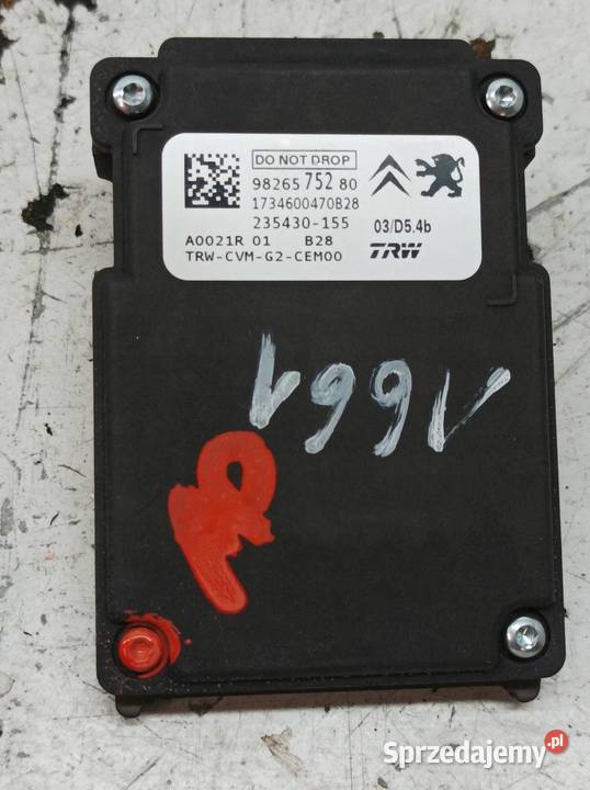 KAMERA PRZÓD ASYSTENT PASA 98265U5280 Citroen C3 Wyposażenie elektryczne