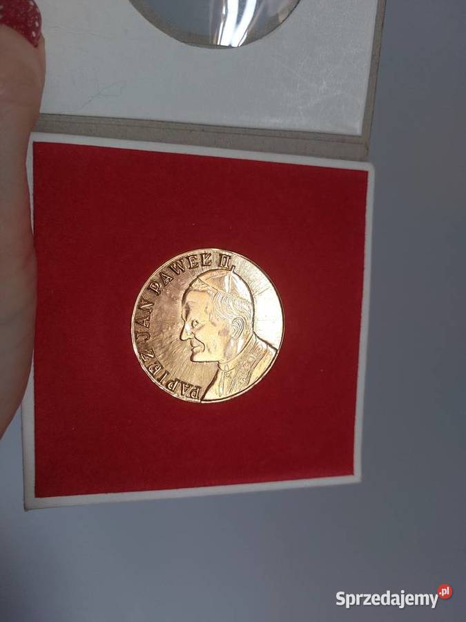 pamiątkowy medal Jan Paweł II papież pielgrzymka sprzedam