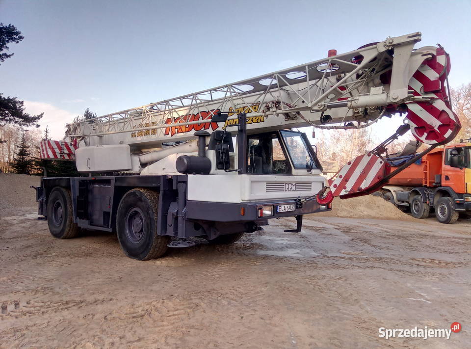 Dźwig PPM ATT 390 35ton 4x4 skrętne osie Demag Łask