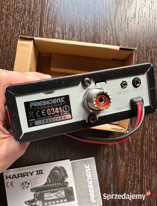 Zestaw CB radio President Harry 3 antena cb Przytoczno sprzedam