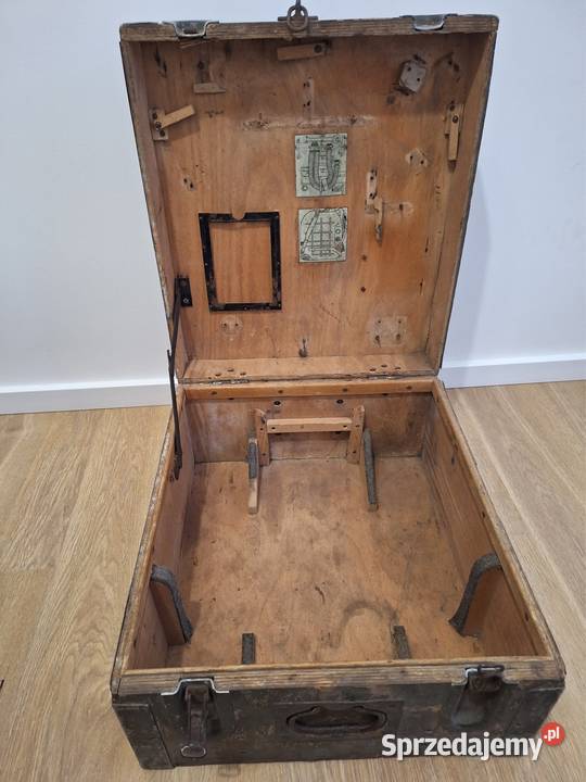 Stara niemiecka oryginalna skrzynia wojskowa Cybinka sprzedam