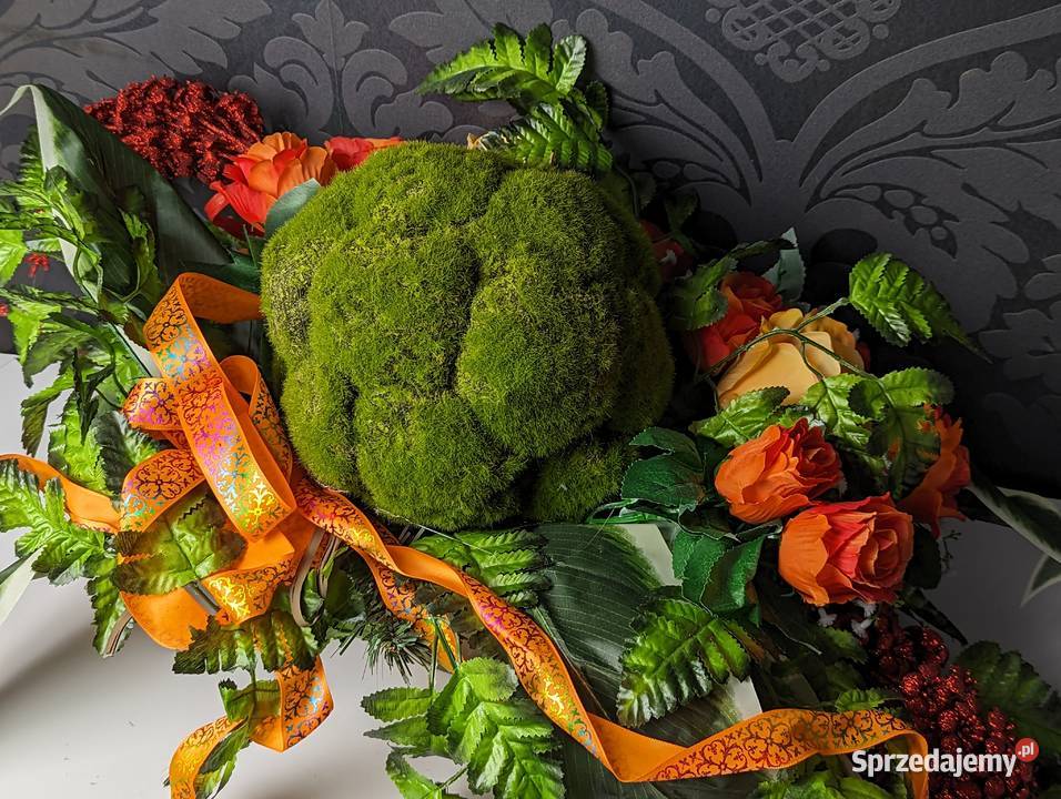 Wiązanka nagrobna DUŻA 100 długości Piękna Wszystkich Świętych Pałecznica-Kolonia