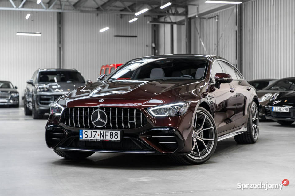 Mercedes AMG GT 53 AMG 4Matic Salon Polska kurtyny powietrzne Motoryzacja Węgrzce
