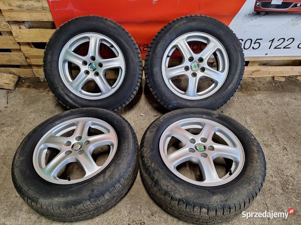 Alufelgi 5x100 15 ET38 SKODA Octavia Fabia Rapid Samochodowe Choceń sprzedam