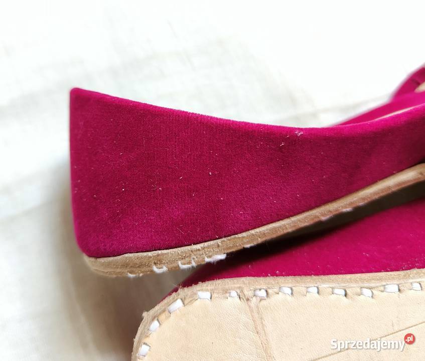 Indyjskie buty baleriny khussa 37 38 zdobione Szczecin