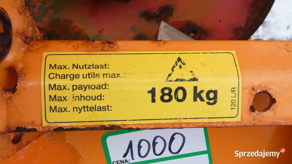 Rozsiewacz piaskarko solarka Rauch Baras Świnice Warckie sprzedam